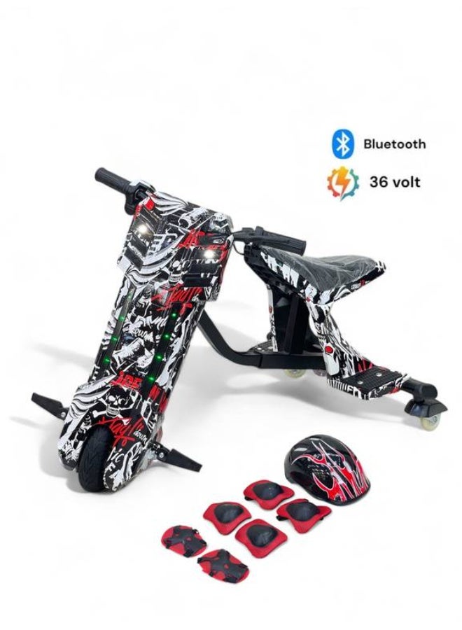 Drift scooter with motorcycle seat 2026 model - Image 2