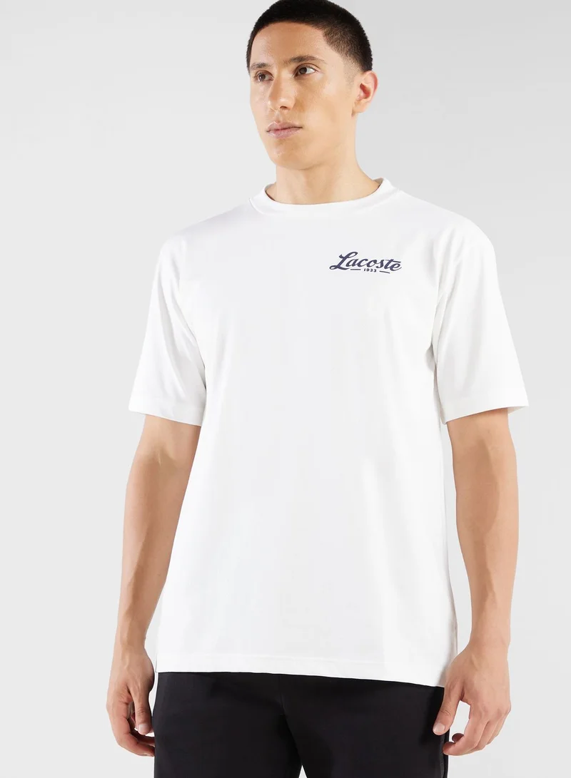 LACOSTE Logo Crew Neck T-Shirt