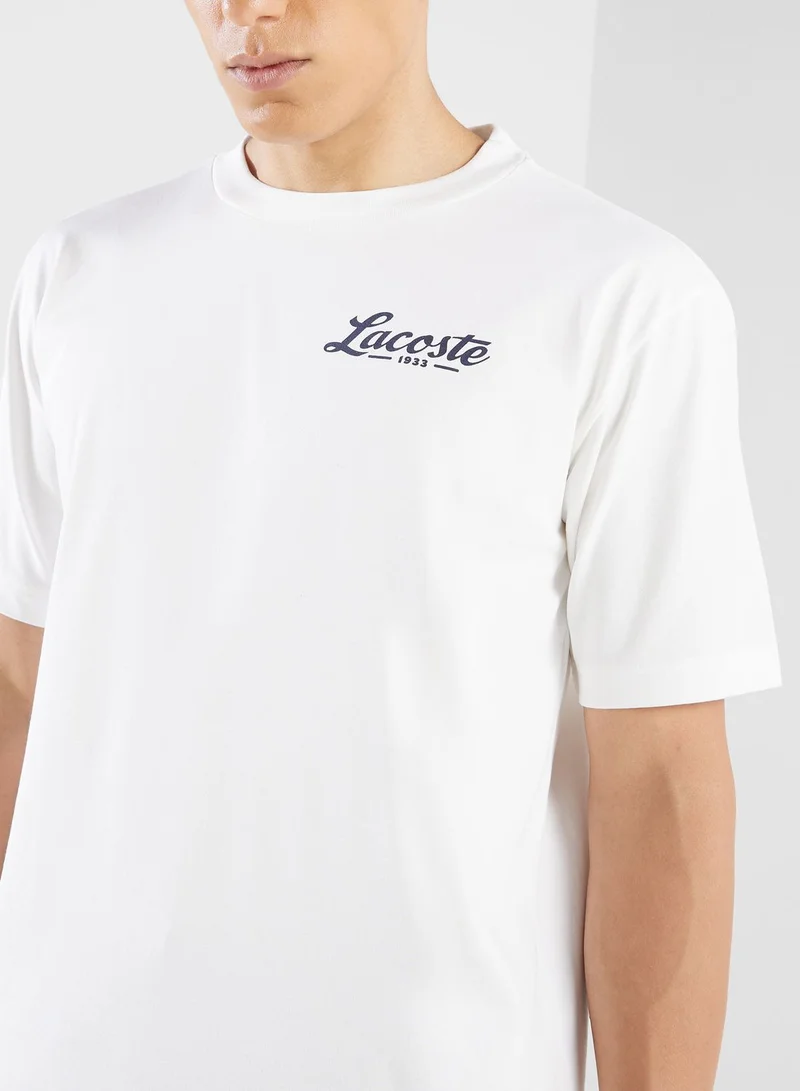 LACOSTE Logo Crew Neck T-Shirt