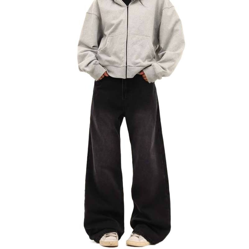 Unisex Classic Denim Jeans Loose Fit Daily Outdoor Wear - Image 5