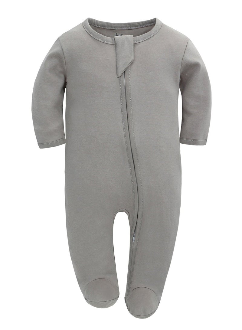 Miracle Baby 3PCS set baby rompers with zipper 100% cotton long sleeves Baby Onesies Soft Boys clothing - Image 5