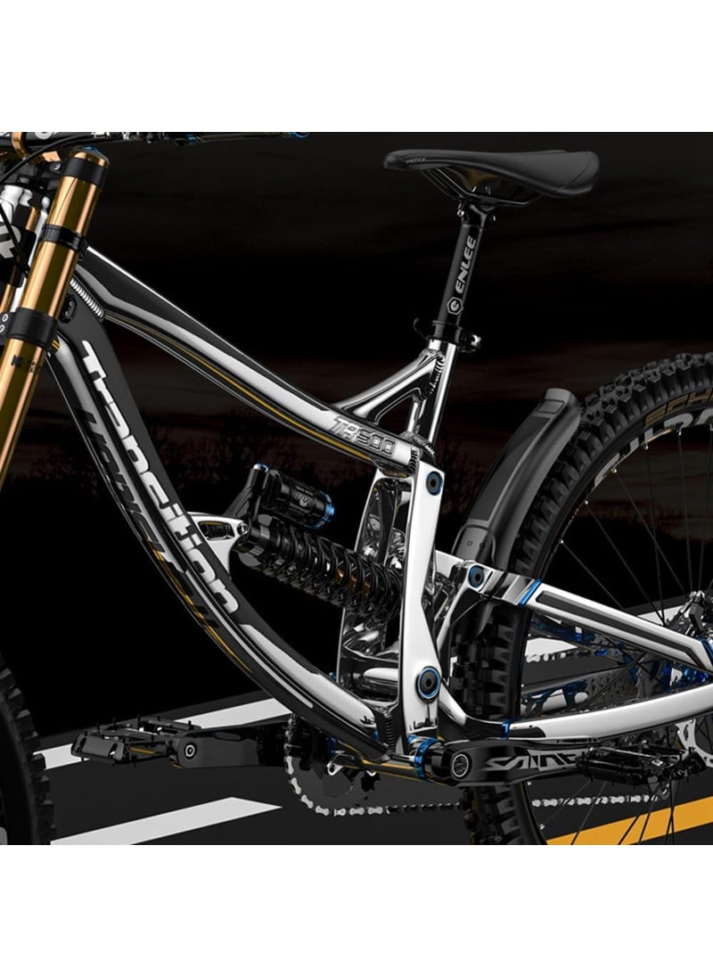 JSCARLIFE JSCARLIFE Bike Fender Set Adjustable MTB Mud Guard Front and Rear Compatible Mudguards  - Image 3