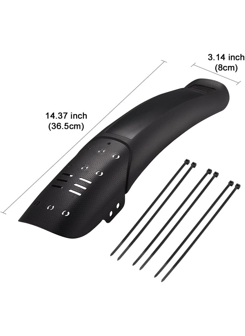 JSCARLIFE JSCARLIFE Bike Fender Set Adjustable MTB Mud Guard Front and Rear Compatible Mudguards  - Image 2