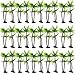 YOOHUA 25PCS Coconut Palm Model Artificial TreesCake Topper Charming Cupcake Topper Scenery Model Scenery Model for Cake Decorations or Building Model Landscape Artificial Plants - Image 4