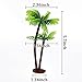 YOOHUA 25PCS Coconut Palm Model Artificial TreesCake Topper Charming Cupcake Topper Scenery Model Scenery Model for Cake Decorations or Building Model Landscape Artificial Plants - Image 2