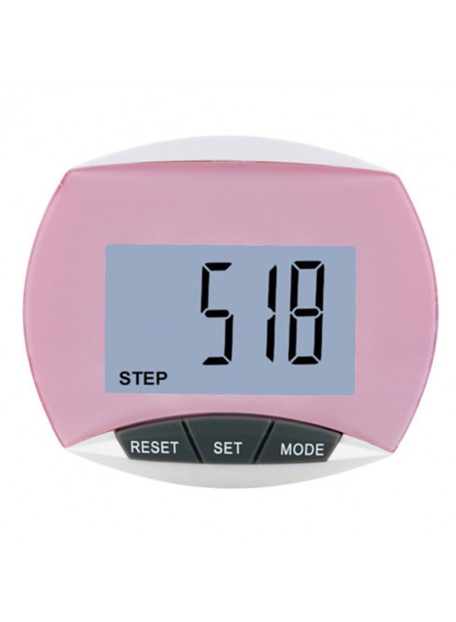 Generic Electronic Pedometer Calorie Multi-function Watch Walking Old Man Running Counter Promotion-Color:Pink - Image 1