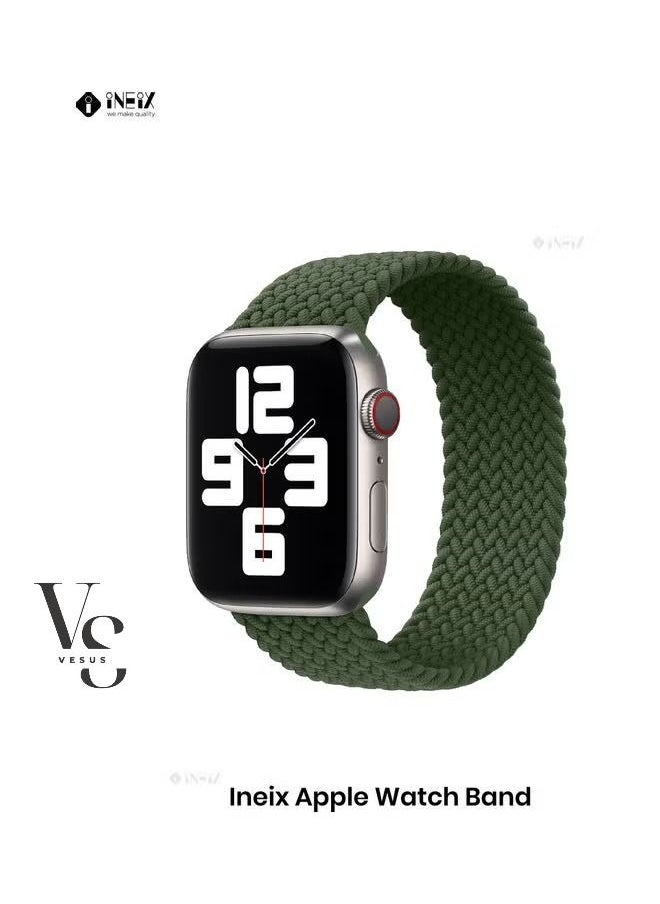 vesus - Solo Loop Replacement Strap For Apple Watch 42/44 Green - Image 1