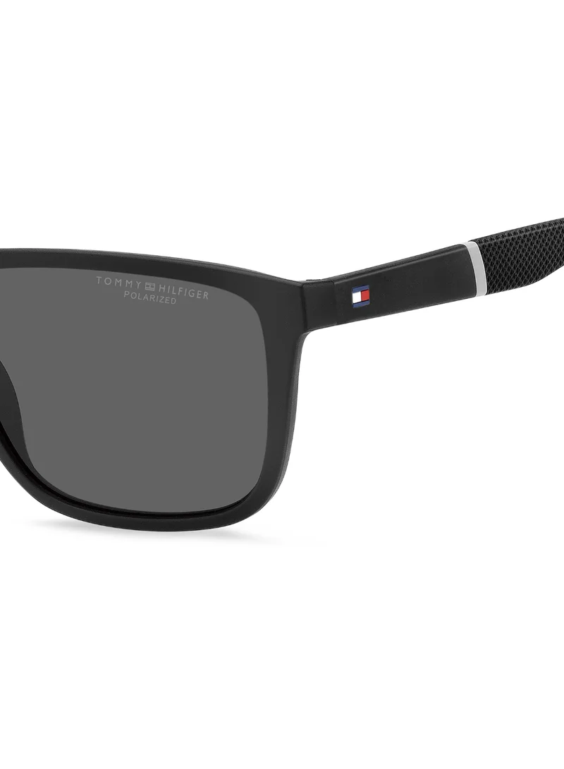TOMMY HILFIGER Men's UV Protection Sunglasses Th 2043/S Black 43 - Lens Size: 56 Mm