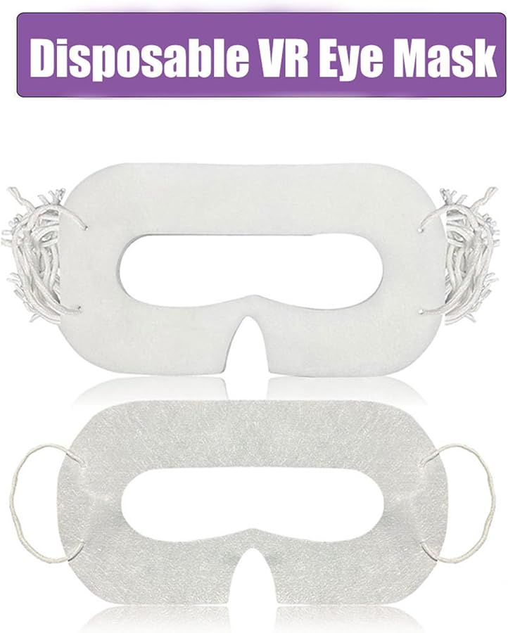 100pcs Black Nonwoven Eye Covers For Virtual Reality Headsets Comfortable Disposable - Image 4