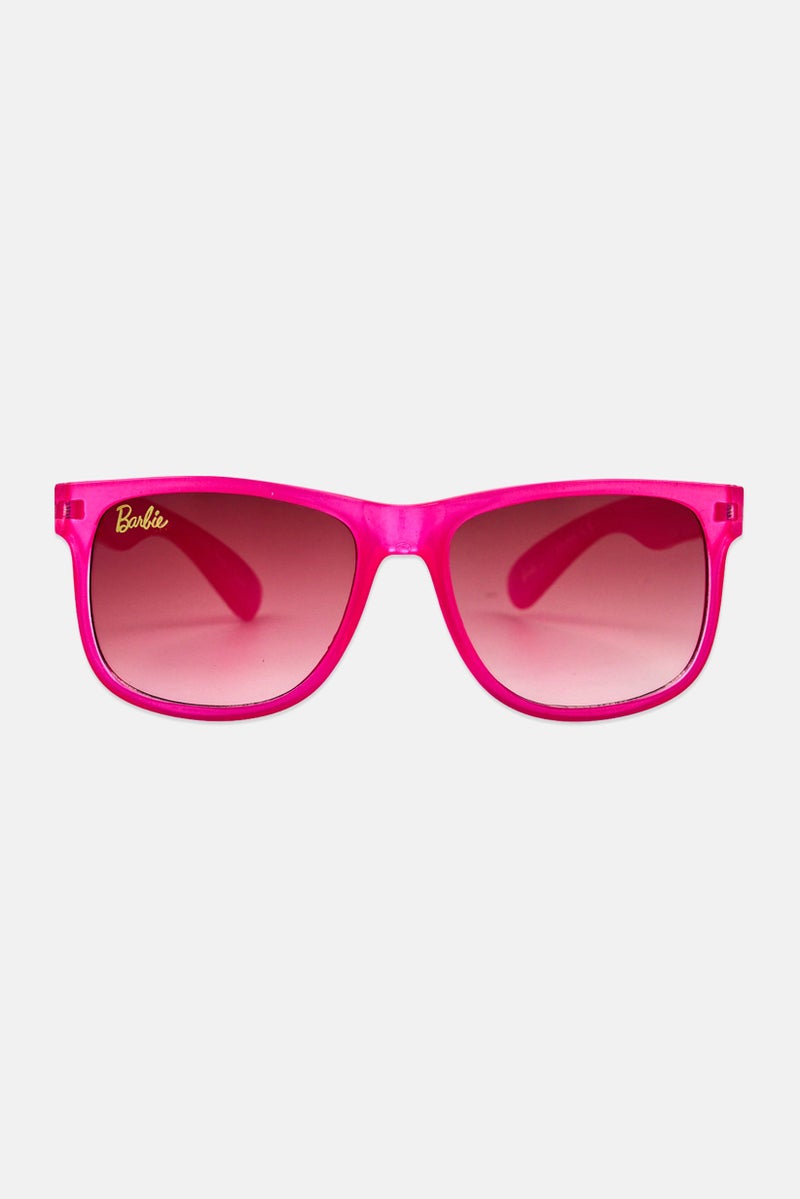 Barbie Kids Girl Barbie Aviator Sunglasses, Pink - Image 1