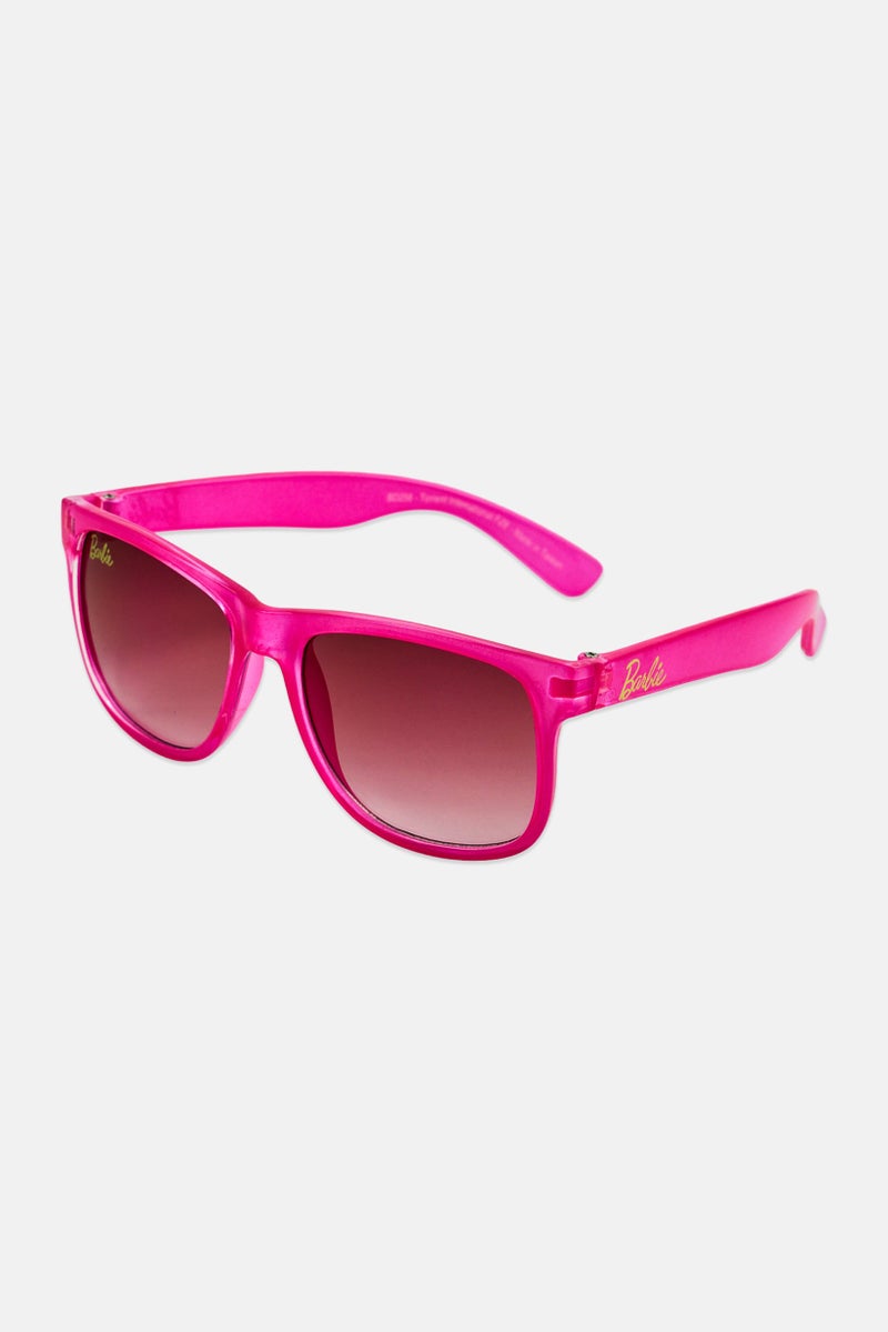 Barbie Kids Girl Barbie Aviator Sunglasses, Pink - Image 2
