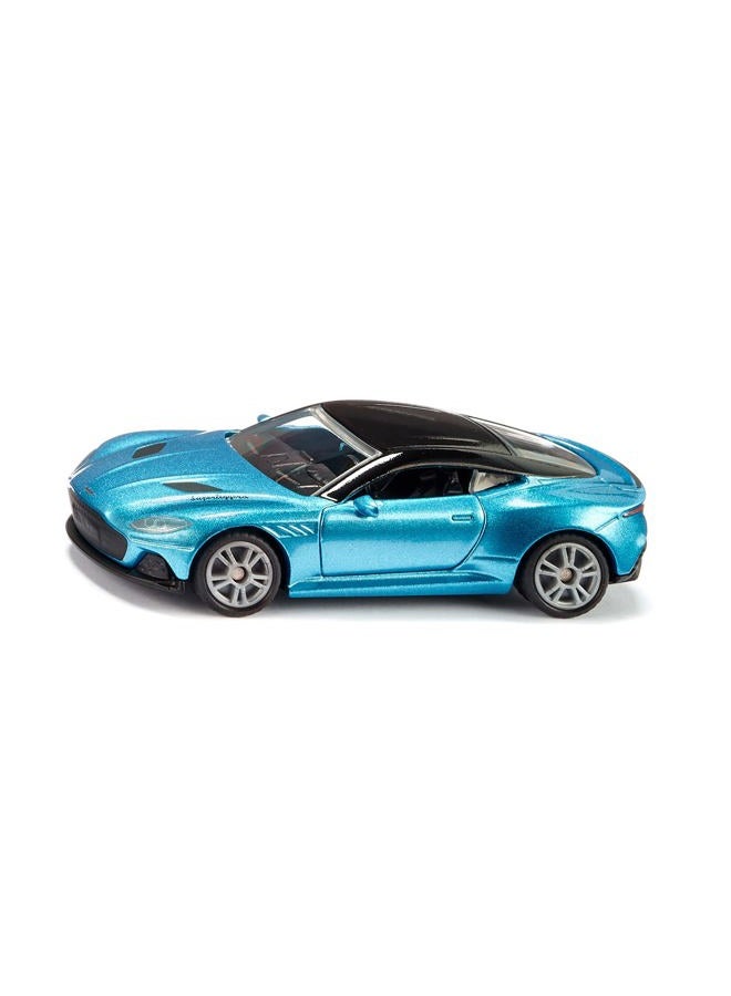siku 1582, Aston Martin DBS Superleggera, Toy car, Metal/plastic, Blue, Openable doors, Sports rims with rubber tyres - Image 1