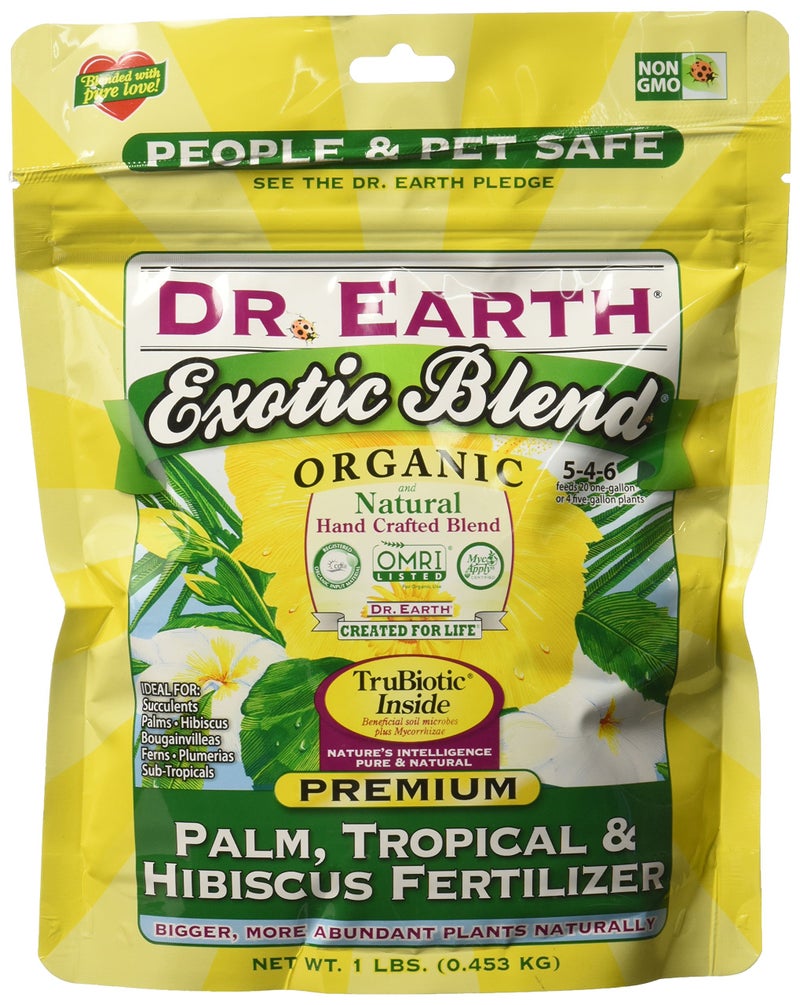 Dr. Earth 749688750646 75064 1 lb 5-4-6 MINIS Exotic Blend Palm, Tropical and Hibis, 1 - Image 1