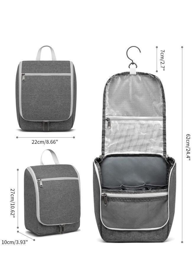 Hanging Toiletry Bag Travel Bag for Men Women Water-resistant Makeup Bag Cosmetic Bag Travel Organizer for Accessories - Image 5
