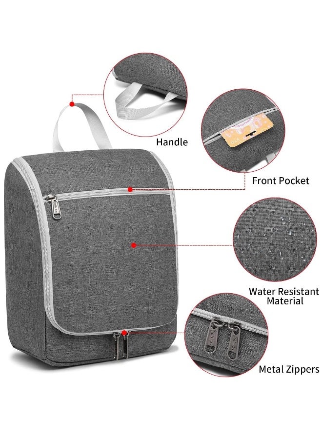 Hanging Toiletry Bag Travel Bag for Men Women Water-resistant Makeup Bag Cosmetic Bag Travel Organizer for Accessories - Image 2