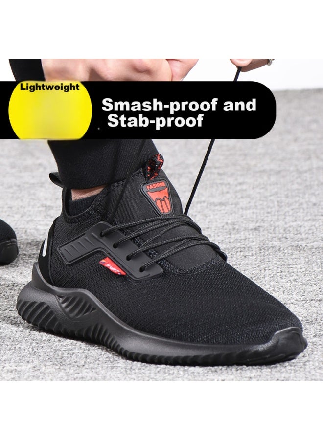 Old housekeeper Laoguanjia Safety Shoes For Men, Functional Shoes, Breathable And Comfortable, Steel Toe, Anti-Smashing, Anti-Puncture, Safety Work Shoes, Wear-Resistant 912 41 - Image 5