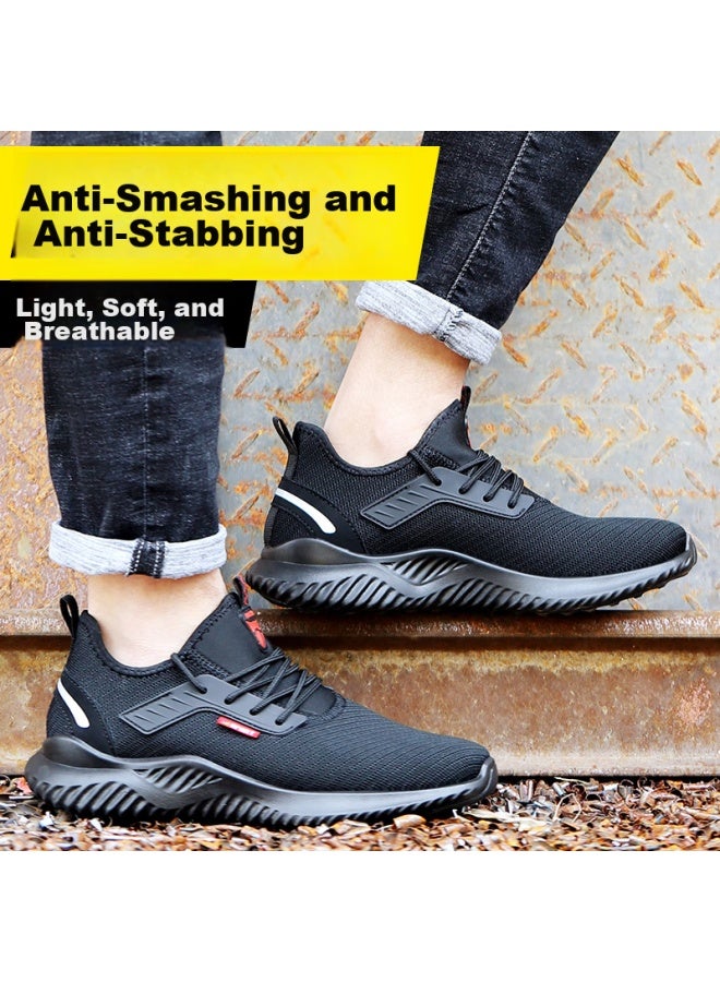 Old housekeeper Laoguanjia Safety Shoes For Men, Functional Shoes, Breathable And Comfortable, Steel Toe, Anti-Smashing, Anti-Puncture, Safety Work Shoes, Wear-Resistant 912 41 - Image 4
