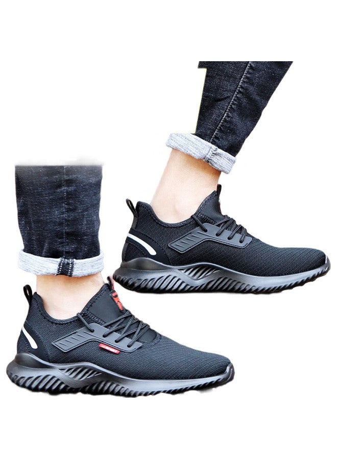 Old housekeeper Laoguanjia Safety Shoes For Men, Functional Shoes, Breathable And Comfortable, Steel Toe, Anti-Smashing, Anti-Puncture, Safety Work Shoes, Wear-Resistant 912 41 - Image 3