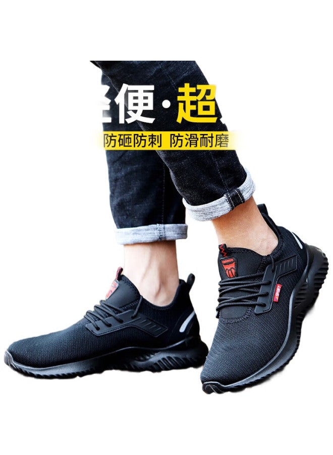 Old housekeeper Laoguanjia Safety Shoes For Men, Functional Shoes, Breathable And Comfortable, Steel Toe, Anti-Smashing, Anti-Puncture, Safety Work Shoes, Wear-Resistant 912 41 - Image 2