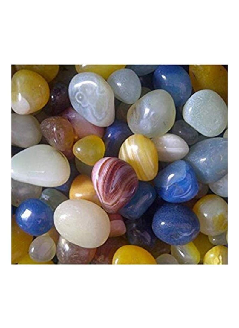 Pikvy Pikvy Pebbles for Decoration Onyx Pebbles Stones Decorative Stones and Pebbles Vase Fillers Stones Pebbles for Plants Pots and Home Decor 2 Kg  - Image 3