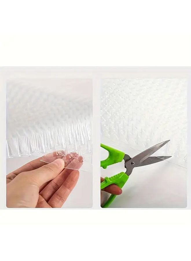 6PACK 16x13 Inch Transparent Bubble Wrap Cat Dog Repellent Mat With Spikes Indoor Outdoor - Image 5