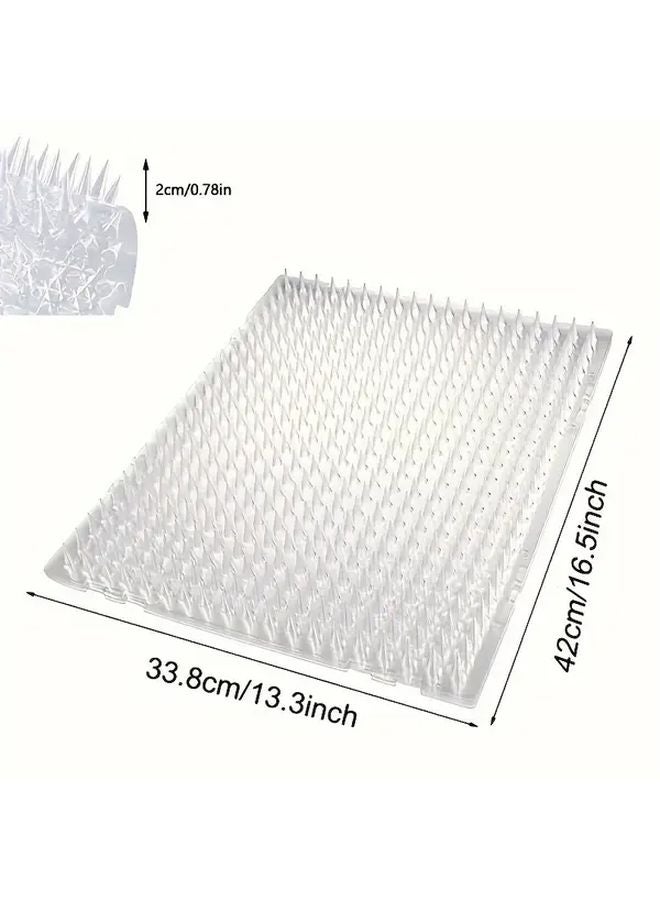 6PACK 16x13 Inch Transparent Bubble Wrap Cat Dog Repellent Mat With Spikes Indoor Outdoor - Image 3