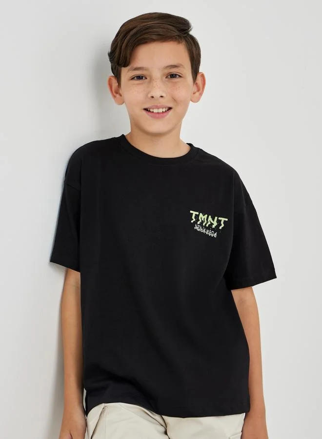 Styli TMNT Graphic Printed Short Sleeve T-Shirt