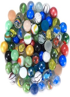 90 Pcs Glass Marbles, Assorted Colors Round Marbles Games Toys, Cat’S Eye Marbles, Colorful Classic Retro Marbles Balls For Kids Party Bag Fillers Decoration Table Games Sports Toys