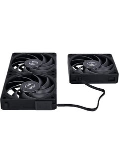 LIAN LI P28 120Mm Triple Pack Uni Fan High Performance Daisy Chain Pwm Case Fan With Controller ~2600 Rpm 32.1 Dba Black Uf P28 3B 3 Pack  - Image 1