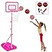 Tsomtto Toddler Basketball Hoop for Girls Pink Basketball Goals Adjustable Height 29ft62ft Kids Basketball Hoop Indoor Outdoor Play Outside Backyard Toys for 3 4 5 6 Year Old Girl Birthday Easter Gifts - Image 4