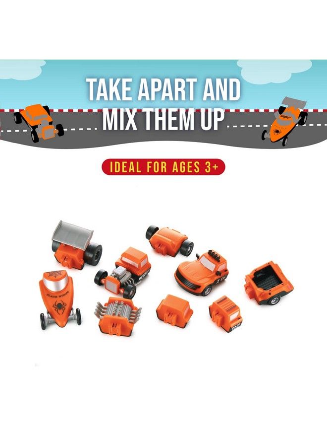 Popular Playthings Mix Or Match Vehicles, Magnetic Toy Play Set, Race Cars - Image 4