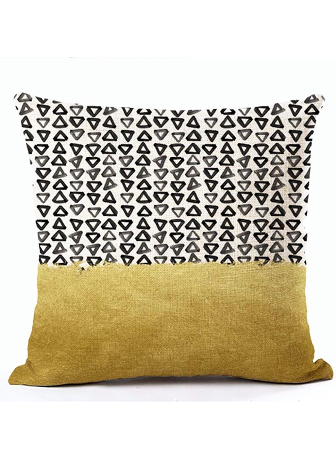 Abstract Geometric Square Cushion Cover Multicolour 45x45cm