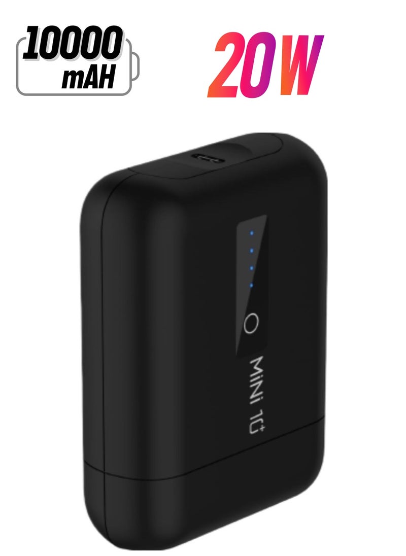 LeCtronic POWER BANK MINI 10+ 10000mAh LECTRONIC (BLACK)  - Image 1