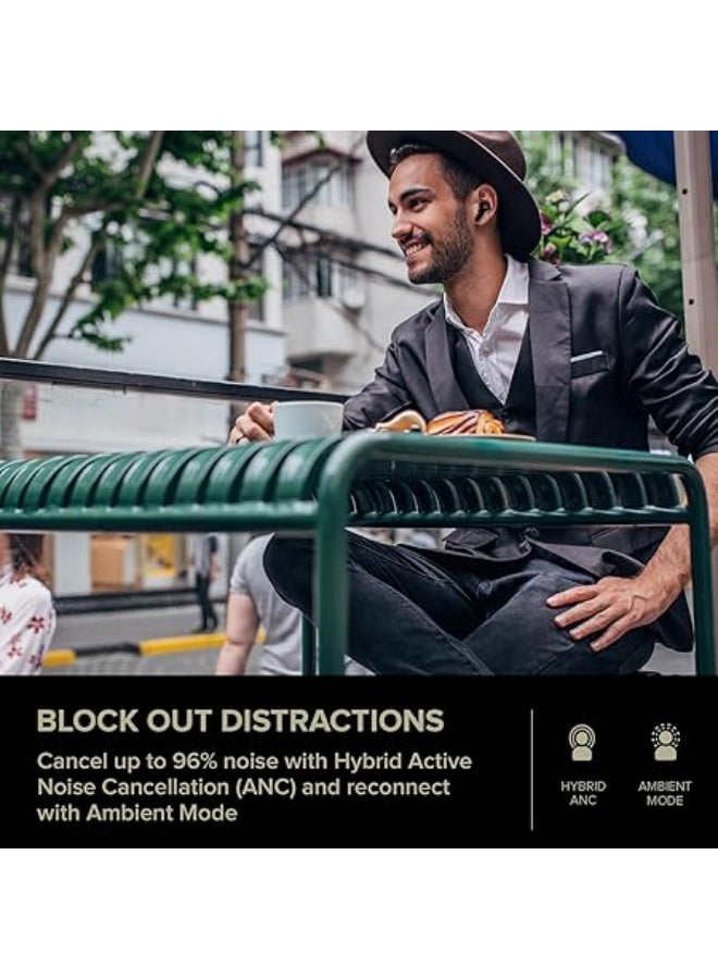 Creative Aurvana Ace with xMEMS Driver, Lightweight True Wireless Sweatproof in-Ears with Bluetooth LE Audio, aptX Adaptive, AAC, ANC, Ambient Mode, IPX5, Up to 24 Hours Battery Life - Image 3