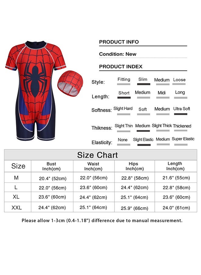 Generic Boys One-Piece Swimsuit, Warm, Quick-Drying, Sun-Proof, Little Boy, Infant, Child Swimming Suit, Sun-Proof Swimsuit, Summer Vacation Essential, Children'S Swimsuit, Full-Body Beachwear - Size L (5-6 Years Old) - Image 5