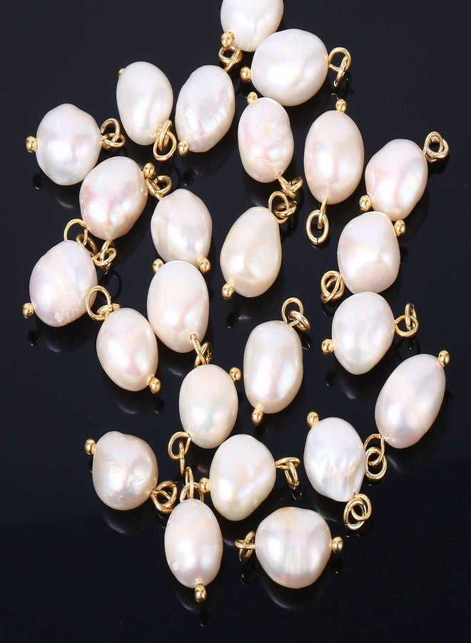 ALEXCRAFT Wholesale 6 PCS Freshwater Pearls for Jewelry Making Baroque Charms Small Freshwater Pearls Bulk - Image 2