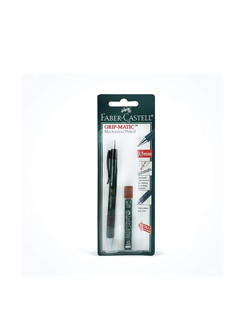 FABER-CASTELL - FABER-CASTELL GRIPMATIC OPAQUE MECHANICAL-PENCIL 0.5MM - Image 1
