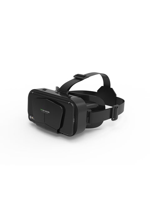 2021 VR Glasses Virtual Reality Display Device Compatible With Mobile Phone Size 4.7-7 Inches Movie Viewing Game-Color:Black