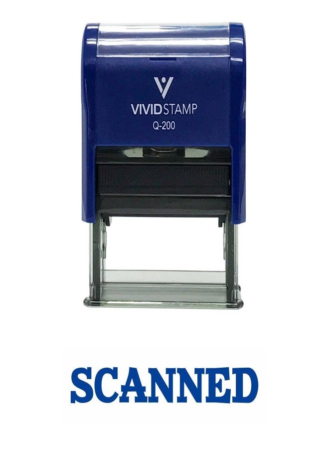 فيفيد ستامب ختم مكتبي ذاتي التحبير من Simple Scanned Office (أزرق) - متوسط - Image 1
