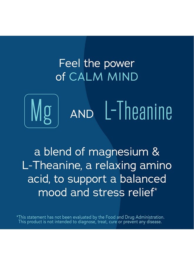Natural Vitality - Calm Mind Magnesium Citrate + Ltheanine Powder Supplement For Stress Relief Gluten Free & Vegetarian Unflavored 12 Oz - Image 1
