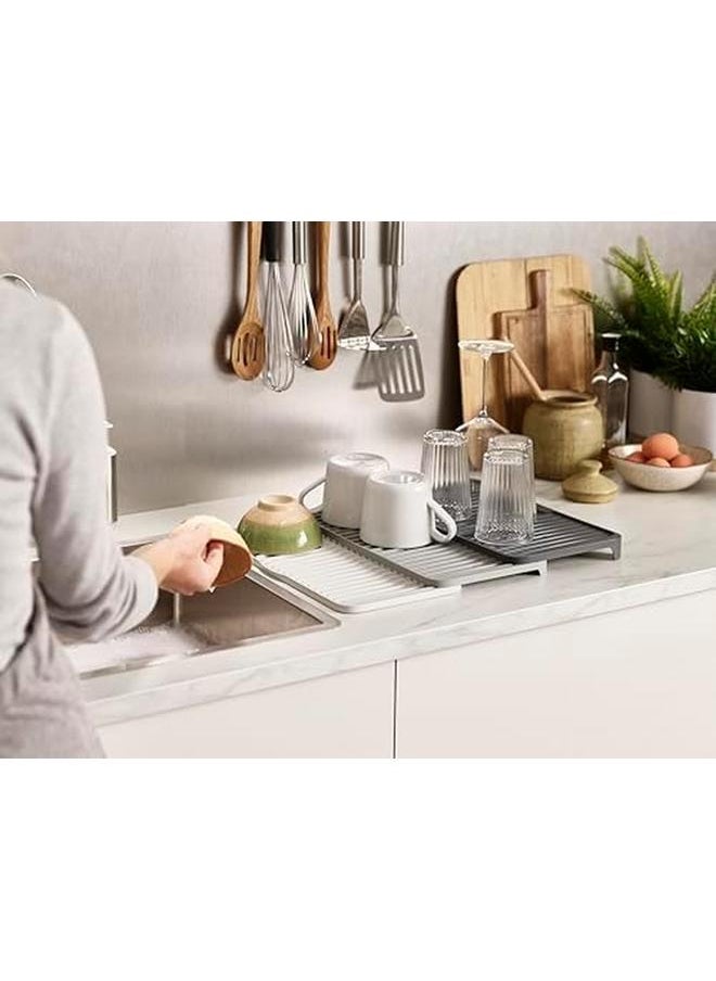 Joseph Joseph Tier Expandable Draining Board Plastic Gray 2  - Image 4