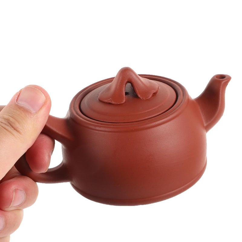 Small Purple Clay Teapot Yixing Zisha Portable For Tea Ceremony Office Tearoom Use - Image 5