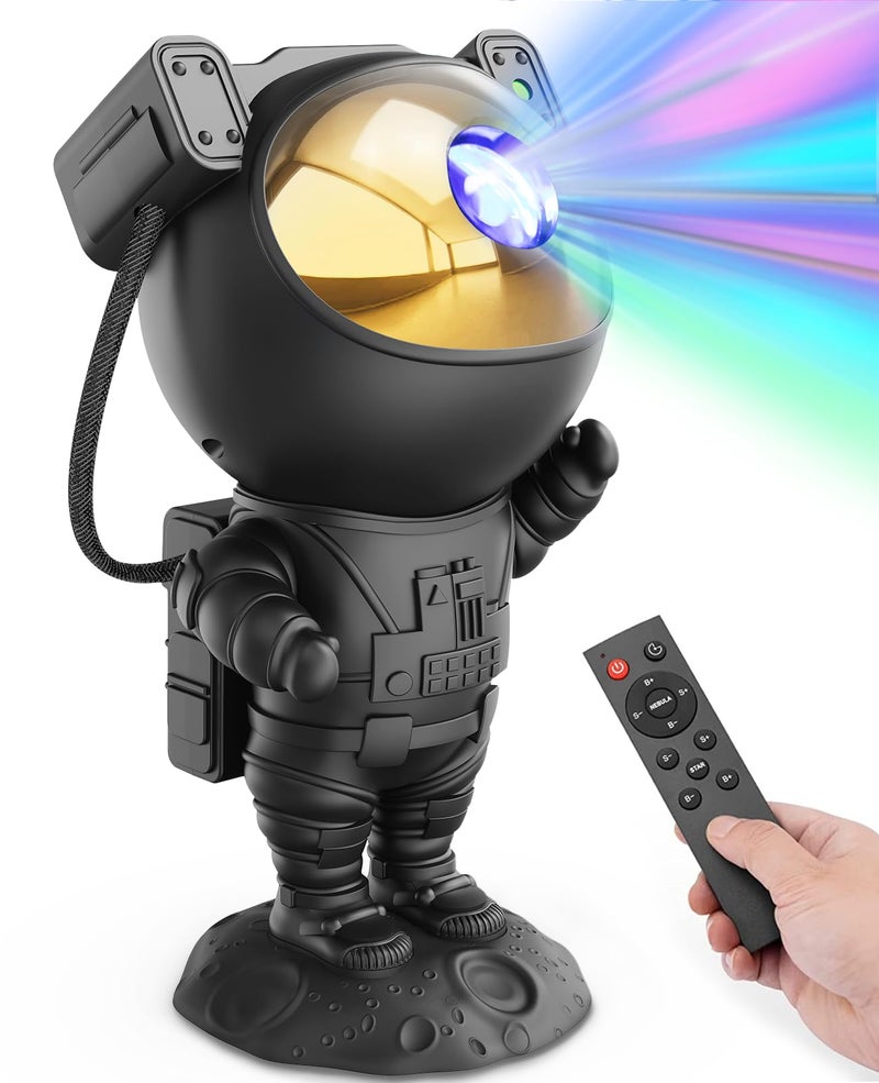 Mooyran Night Light Projector  Cool Stuff Tiktok Trend Items Galaxy Star Astronaut Space Ceiling Projector Led Lights for Bedroom Accessories Kids Room Decor Starry Nebula Lamp