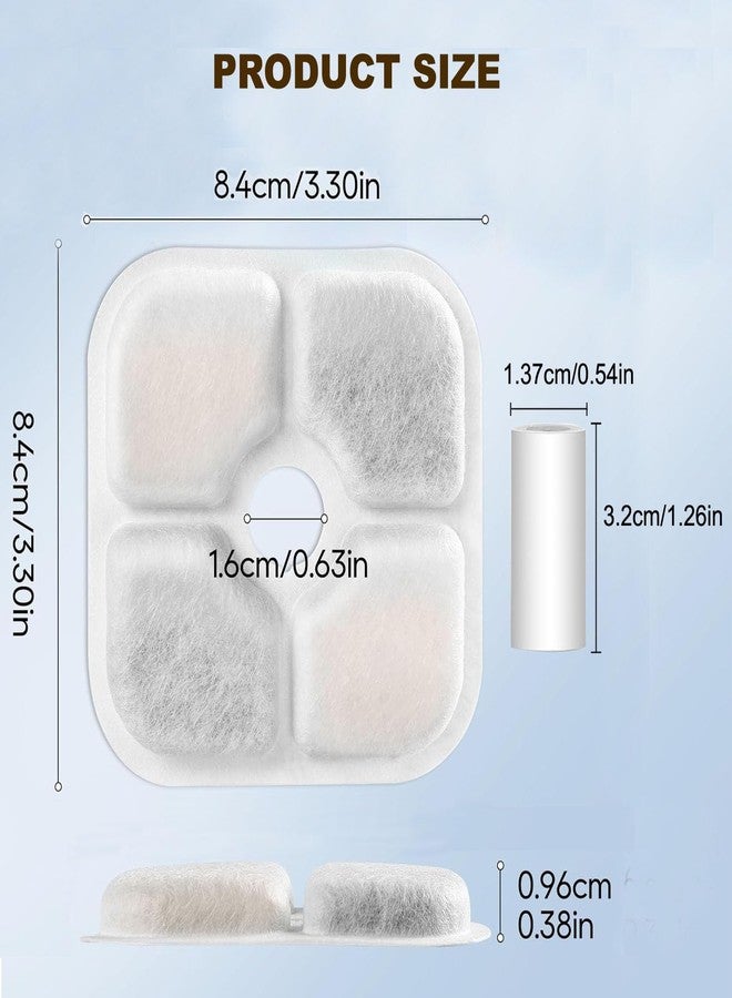 عبوة من 16 فلتر بديل لنافورة مياه القطط، متوافقة مع نافورة شرب القطط Catit PIXI، فلاتر مياه Catit تحافظ على صحة حيوانك الأليف وترطيبه (16+3) - Image 2