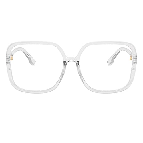 bullabulling Retro Square Reading Glasses For Women Blue Light Blocking Oversized Eyeglass Frames Large lens (clear, 1.75, x) - Image 2