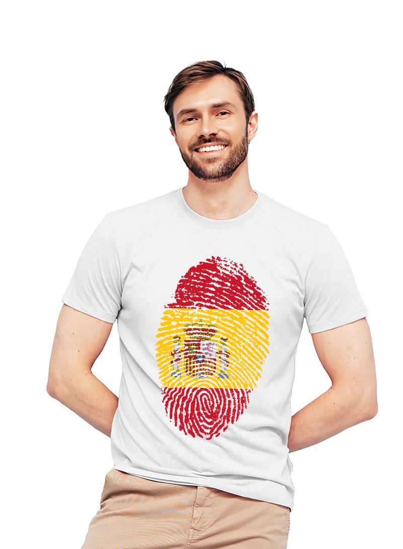 Fashion World Cotton T-shirt Printed with High-quality Spain - Image 1