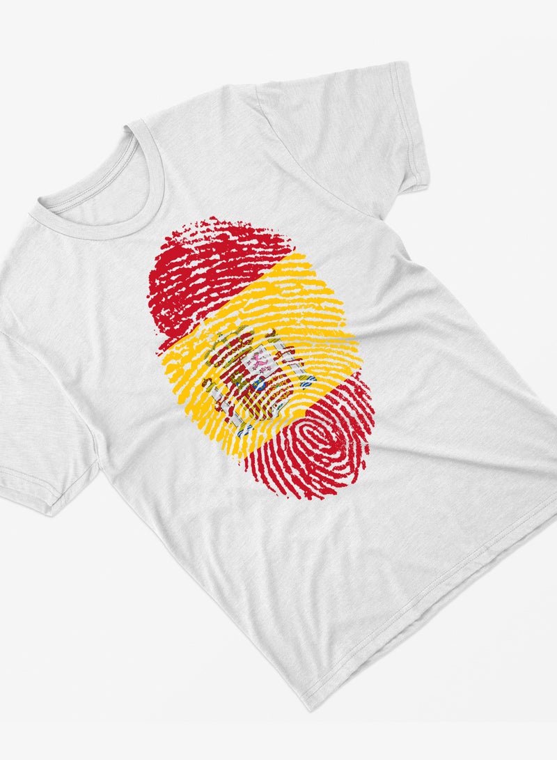 Fashion World Cotton T-shirt Printed with High-quality Spain - Image 2
