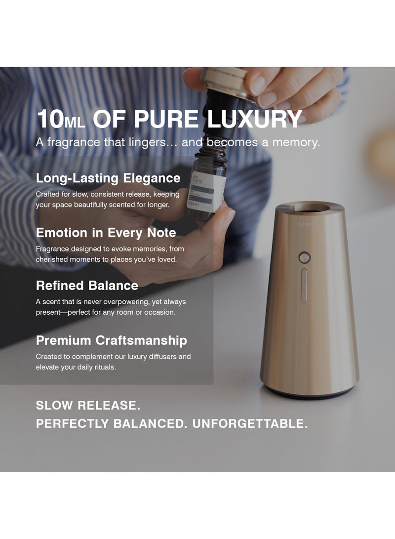 ISCENT | Island Euphoria – Fragrance Oil Refill for Ensō Mini Diffuser 10ml | Tiare Flower, Coconut & Vanilla for Home & Car | Tropical Escape with Creamy Florals & Sunlit Sweetness - Image 4