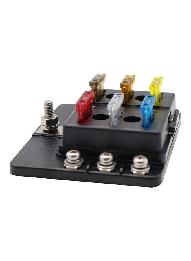 Loquat 6 Way Blade Fuse Box Holder With Led Warning Light  - Image 2