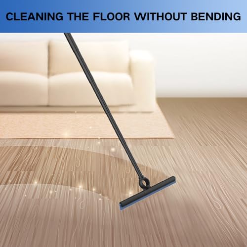 EHOMGUI Squeegee for Window Cleaning, Shower Squeegee with Extension Pole, Telescopic Squeegee, Extendable Window Cleaner Tool for Car Windows, Tile Walls, Sliding Door, Shower Glass Door - Image 5